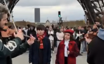 Unexpected Harmony: Two Kids Join Street Musicians in Paris and Bring the Crowd to Tears %%random%%
